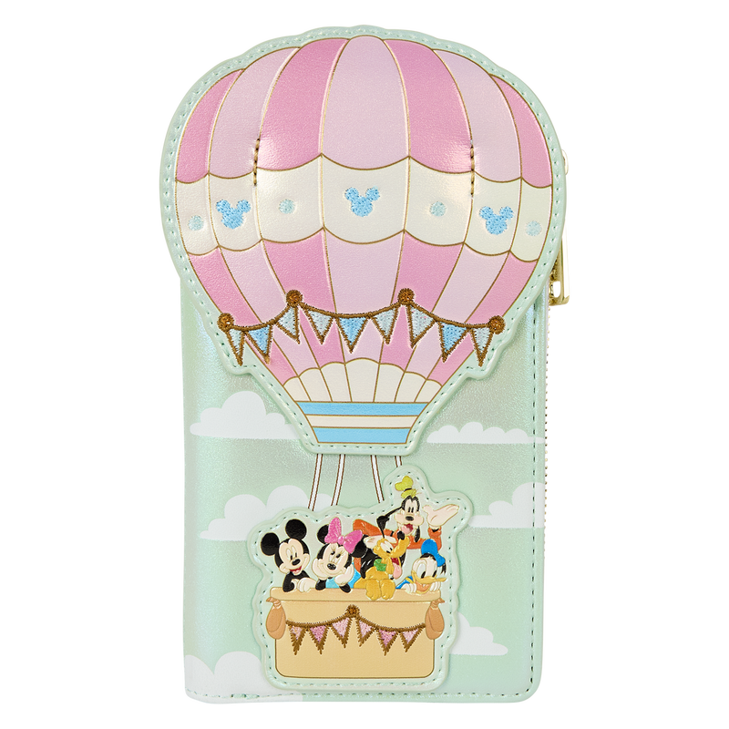 LF Mickey & Friends Hot Air Balloon Flap Wallet