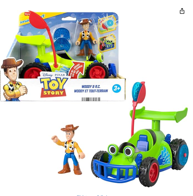 Toy Story Woody and R.C. Play Set with Accessories