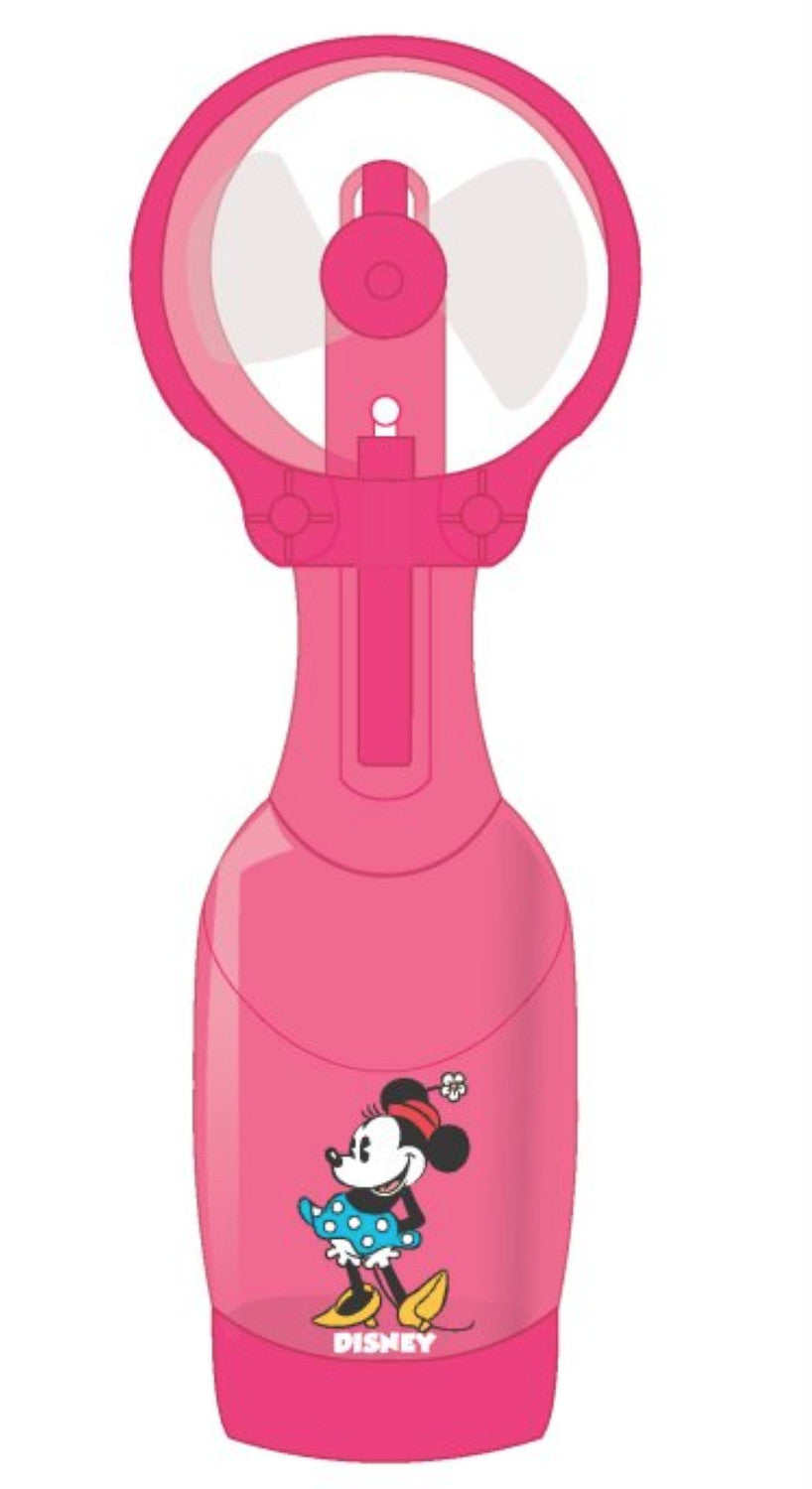 Classic Minnie Squeeze Breeze Spray fan , Pink