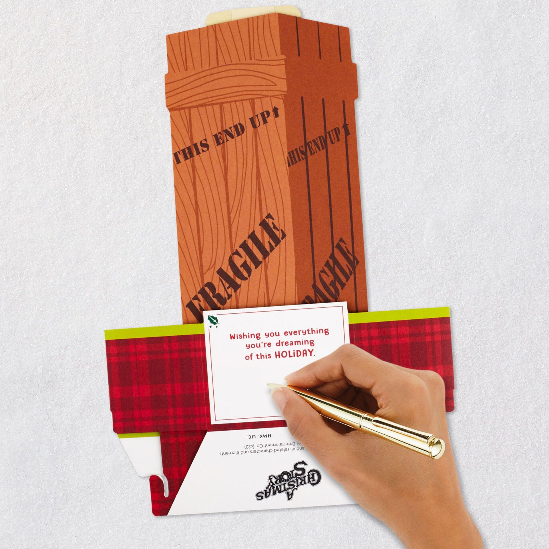 A Christmas Story™ Leg Lamp 3D Pop-Up Christmas Card