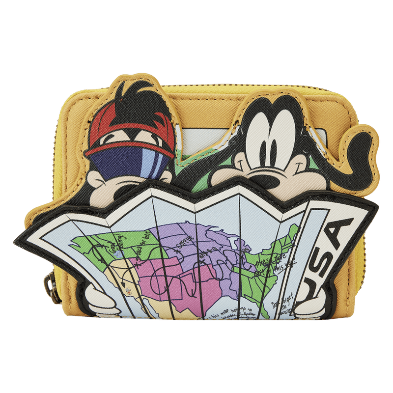 A Goofy Movie Road Trip Zip Around Wallet