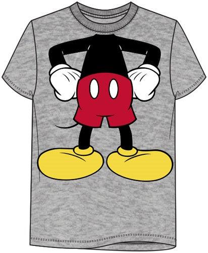 Adult Headless Mickey Gray Shirt