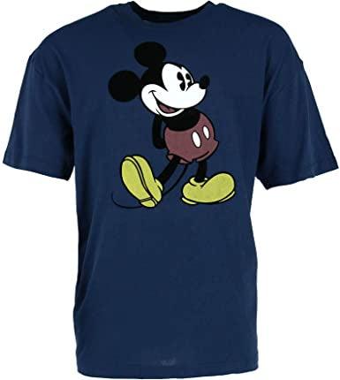 Adult Unisex T Shirt Mickey Head to Toe, Navy