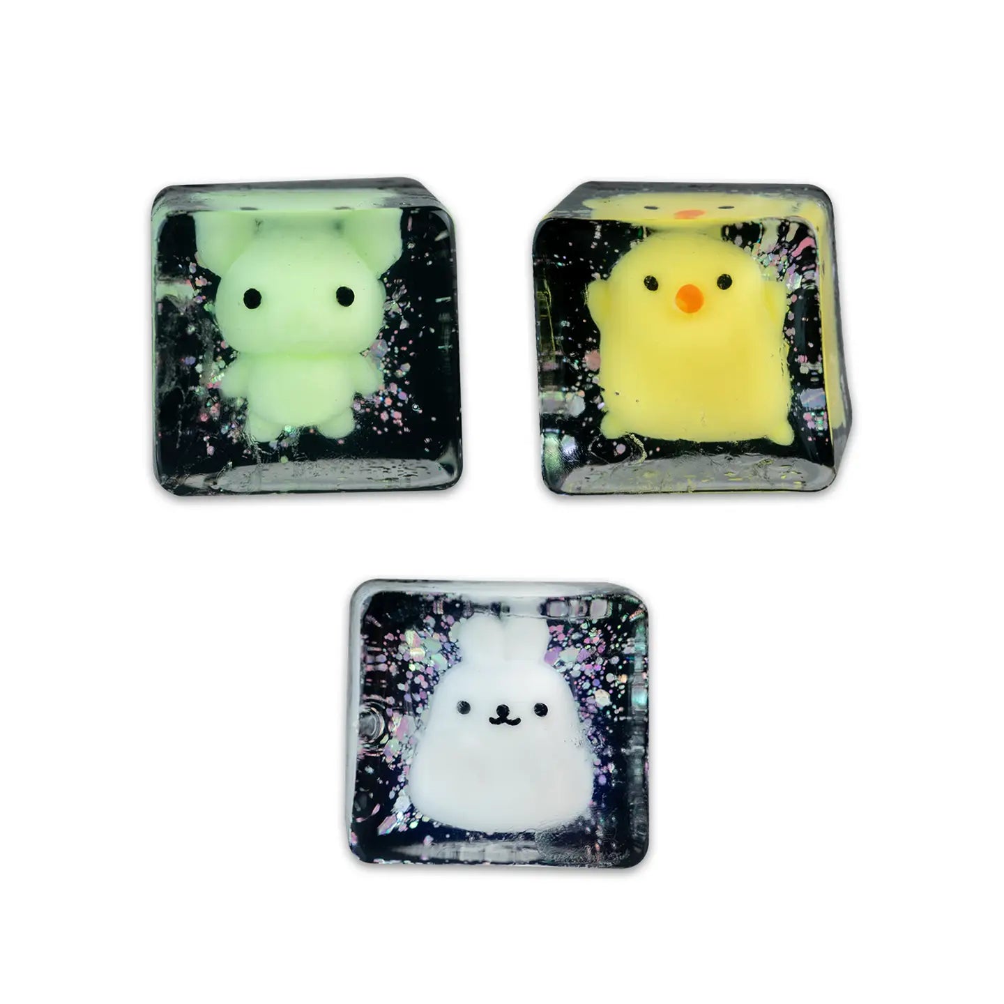 Taba Squishy- Glow in the Dark Cube