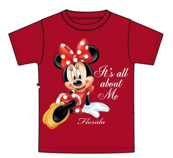 Disney Youth Minnie Mouse "Its all about me" Tee