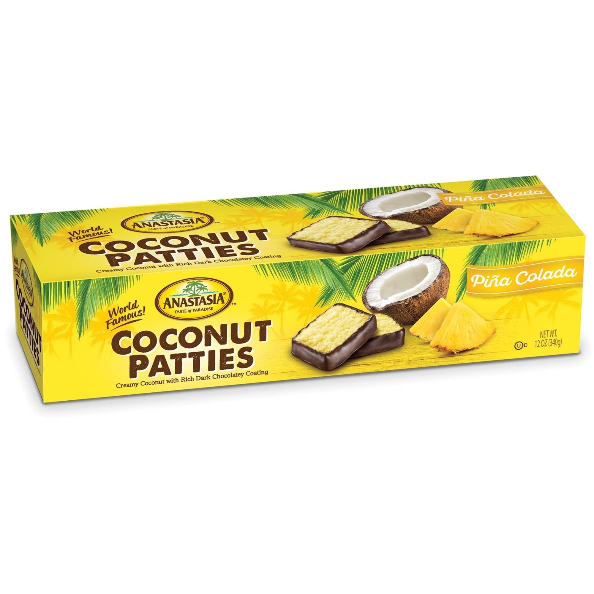 Anastasia Confections - Pina Colada Coconut Patties 12oz ( 2 Pack)