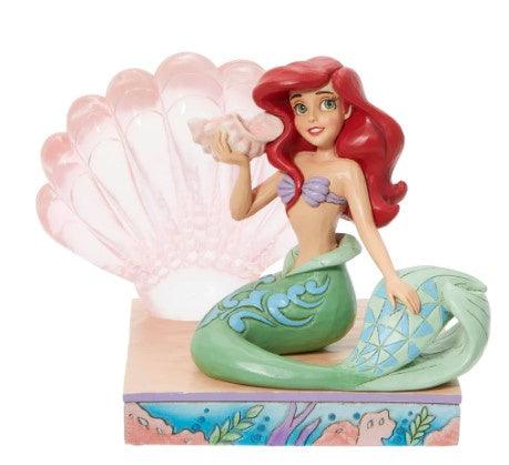Ariel Clear Resin Shell Figurine