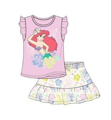 Ariel Floral Baby Girls 2Pc Skort Set Lilac