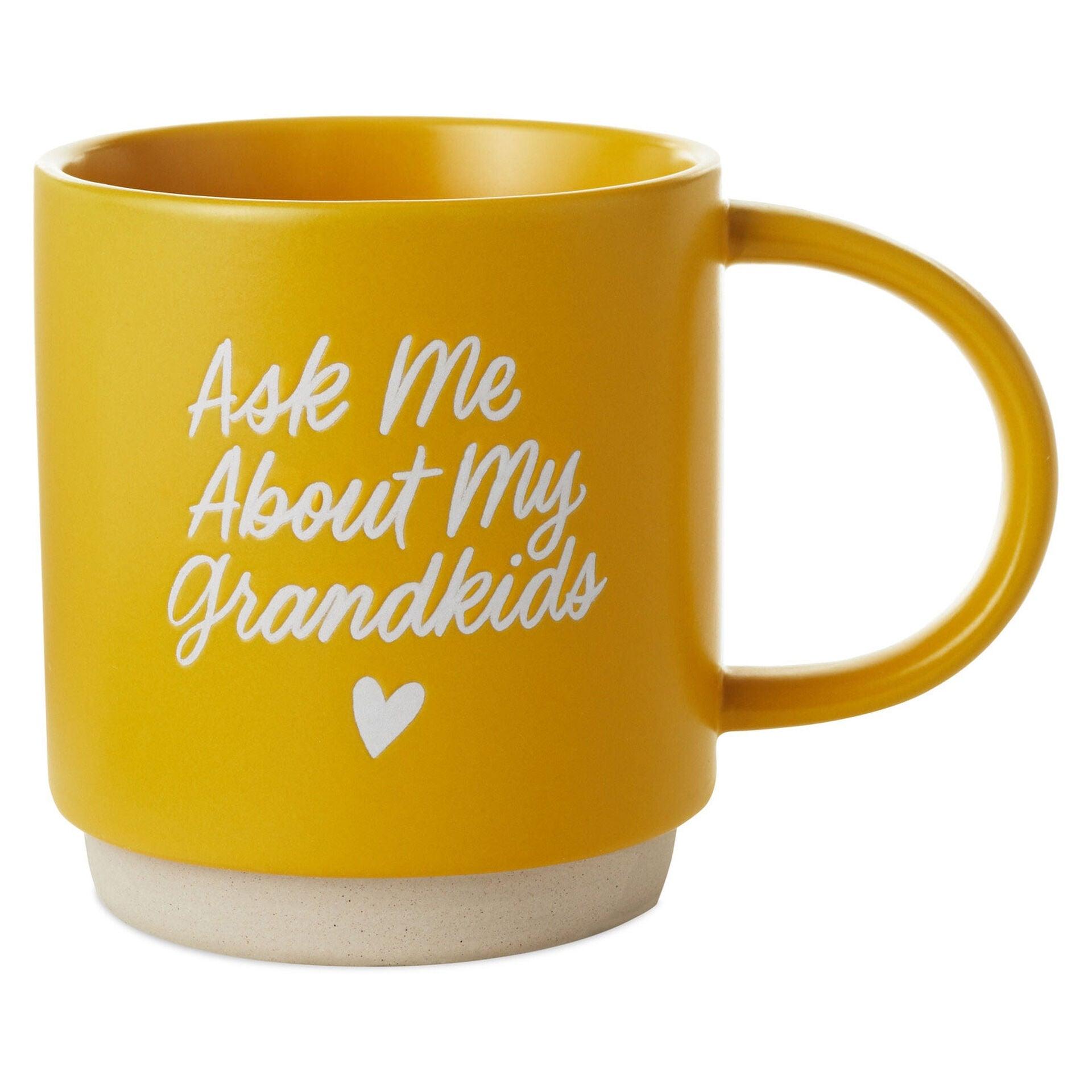 Ask Me About My Grandkids Mug, 16 oz.