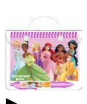 Princess Autograph Book with Pen