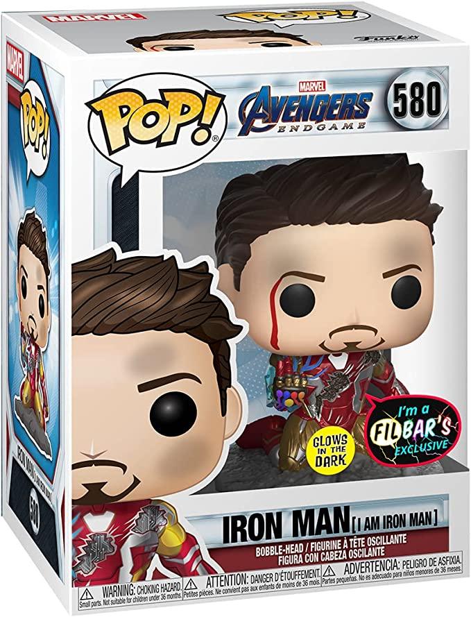 Avengers: Endgame I Am Iron Man Glow-in-the-Dark Deluxe Pop! Vinyl Figure