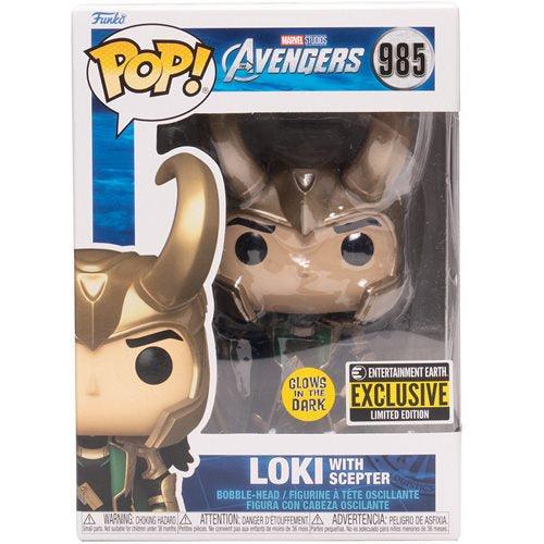 Avengers Loki with Scepter Pop! Vinyl Figure