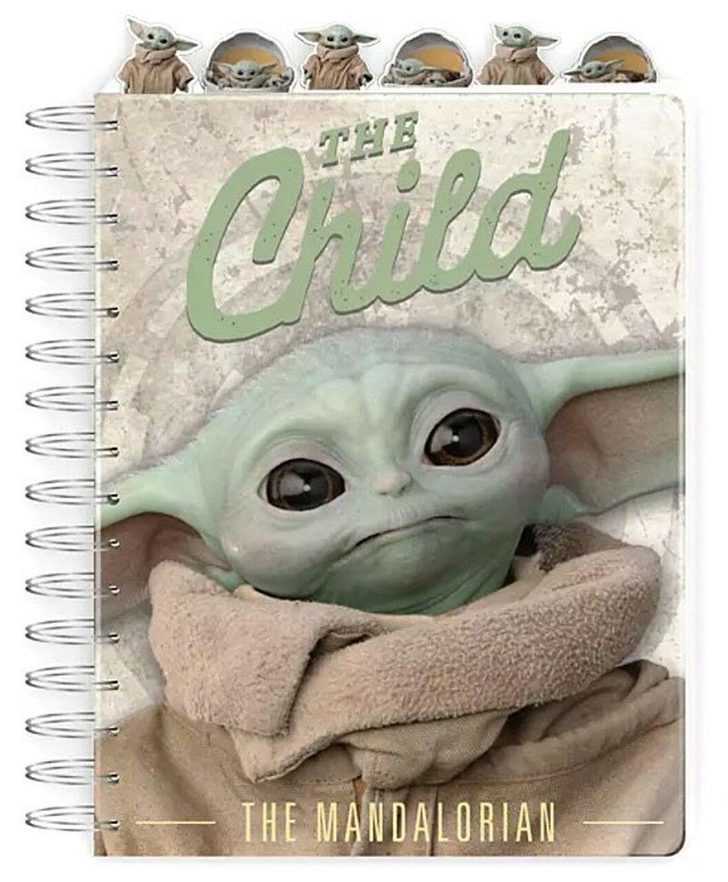 Baby Yoda Notebook Star Wars Mandalorian Tab Journal for Kids