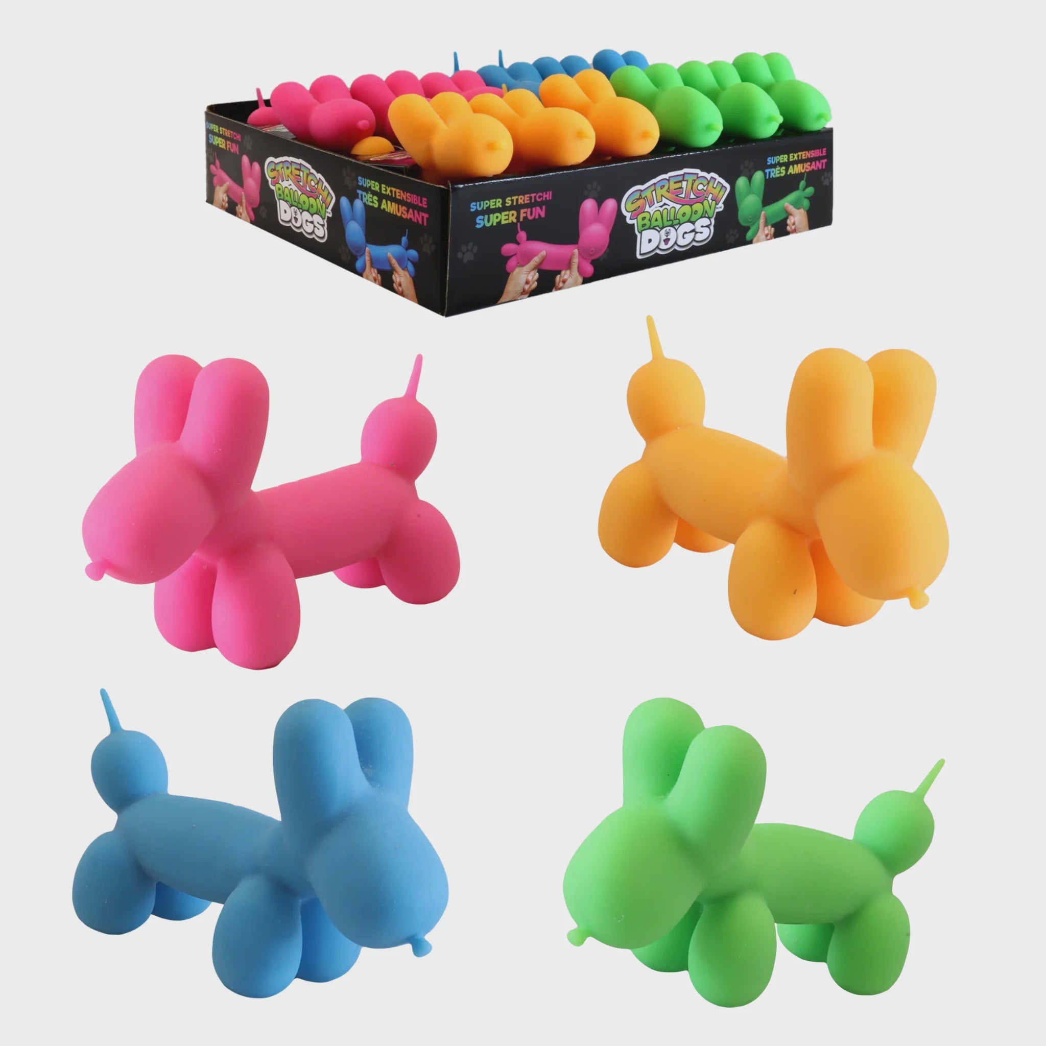 Stretchi Ballon Dog Asst. Colors