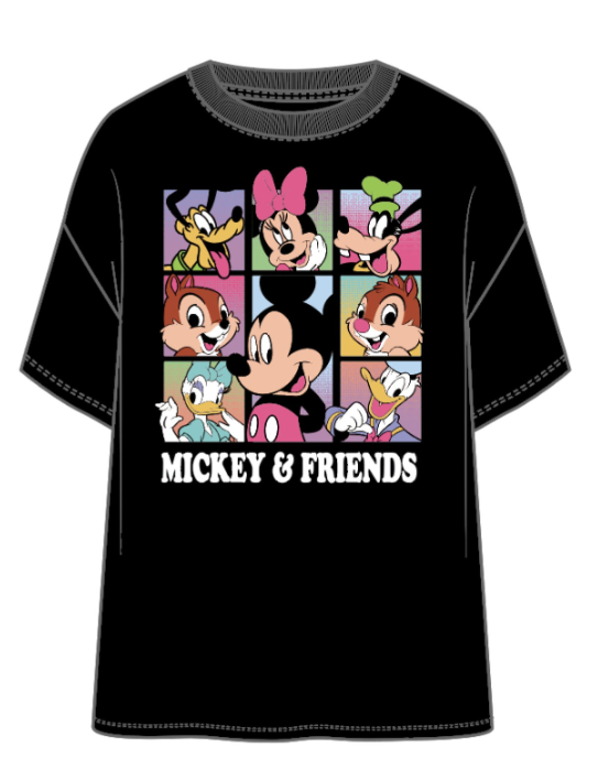 Disney Junior Mickey & Friends Band Tee Black