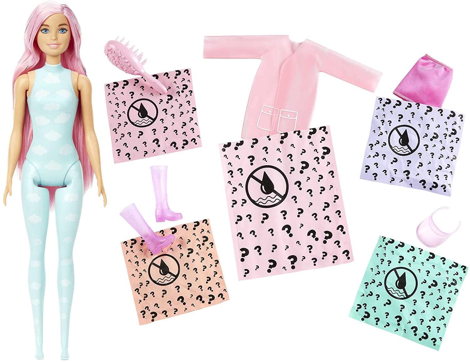Barbie Color Reveal Doll with 7 Unboxing Surprises