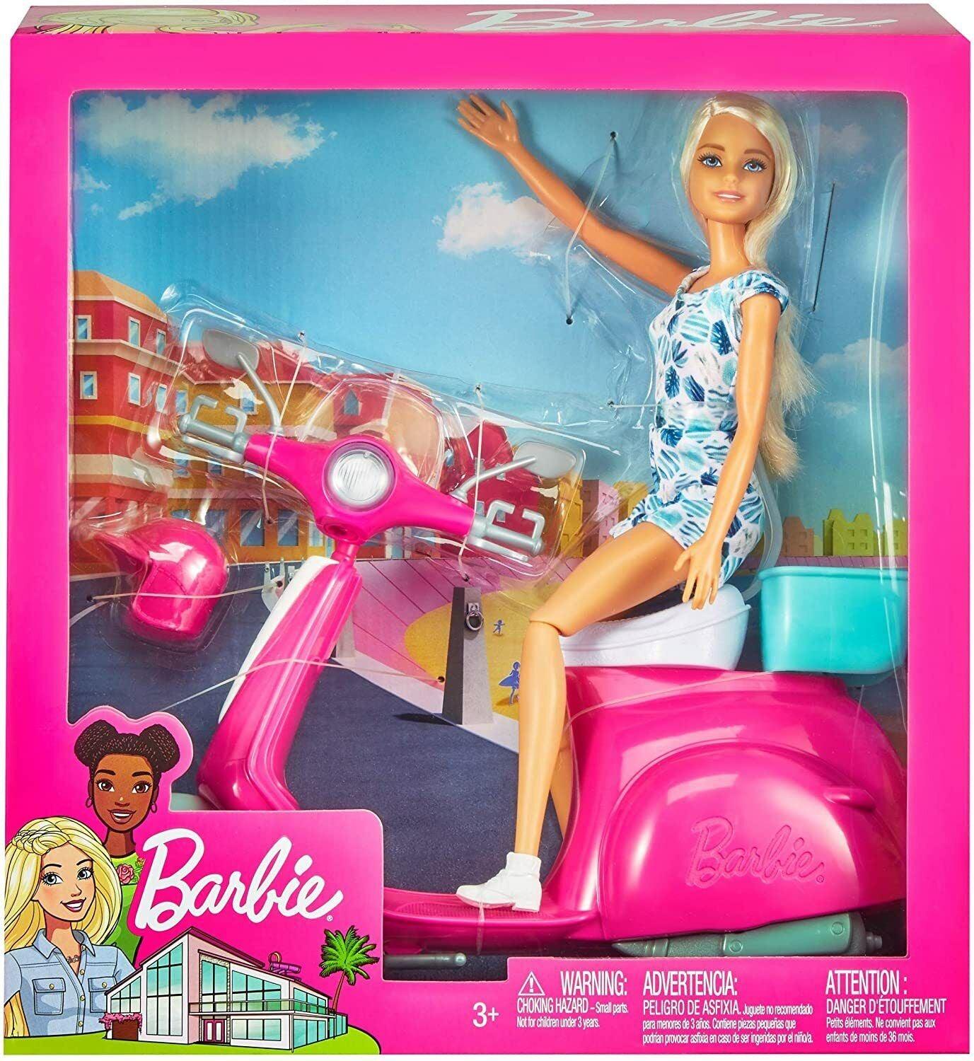 Barbie Doll & Scooter Playset