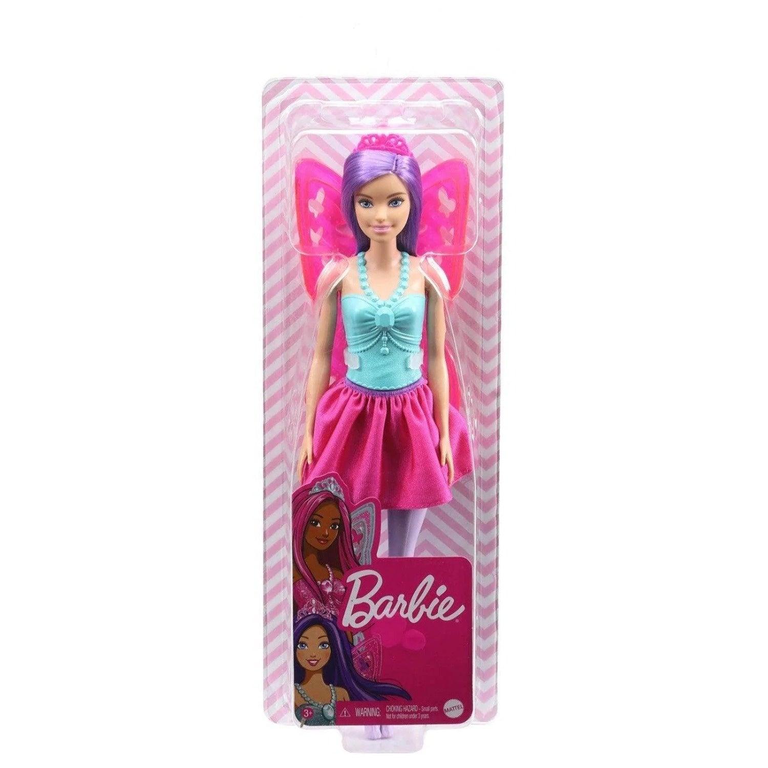 Barbie Fairy Ballerina Purple Hair Blue Shirt