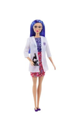 Barbie Scientist Wearing Lab Coat & Flats w/ Microscope