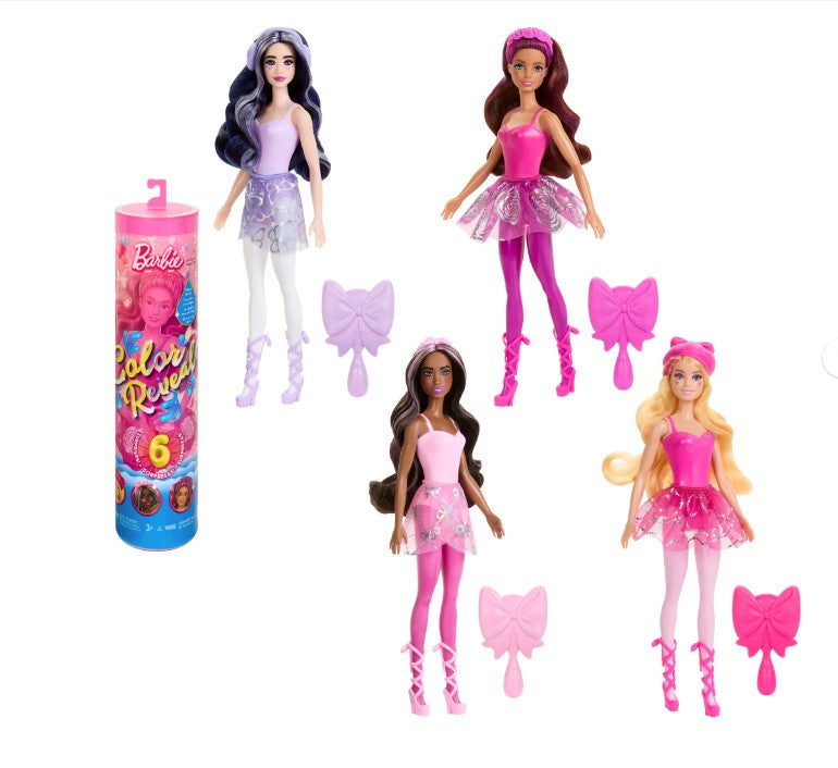 Barbie Color Reveal Ballerina 6 Surprises