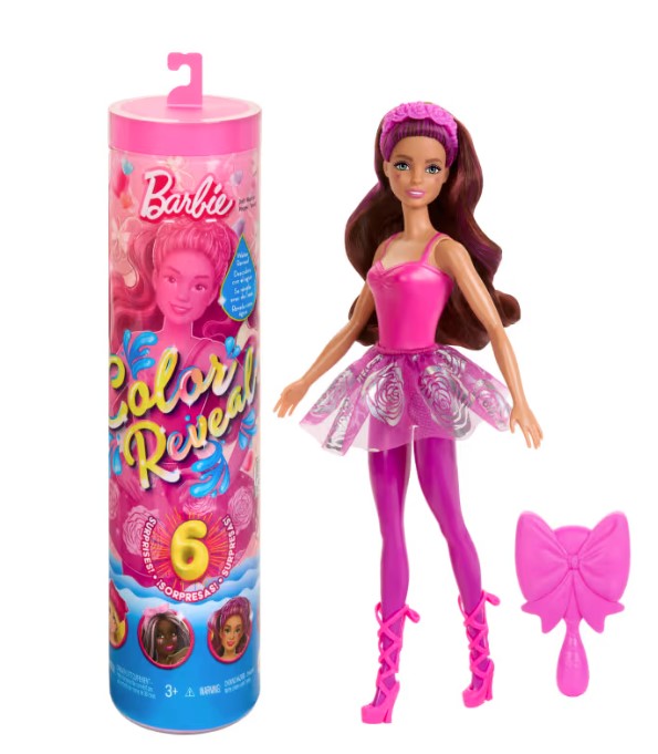 Barbie Color Reveal Ballerina 6 Surprises