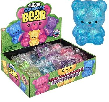 Squeezy Sugar Bears 3" Assrt - 1pc