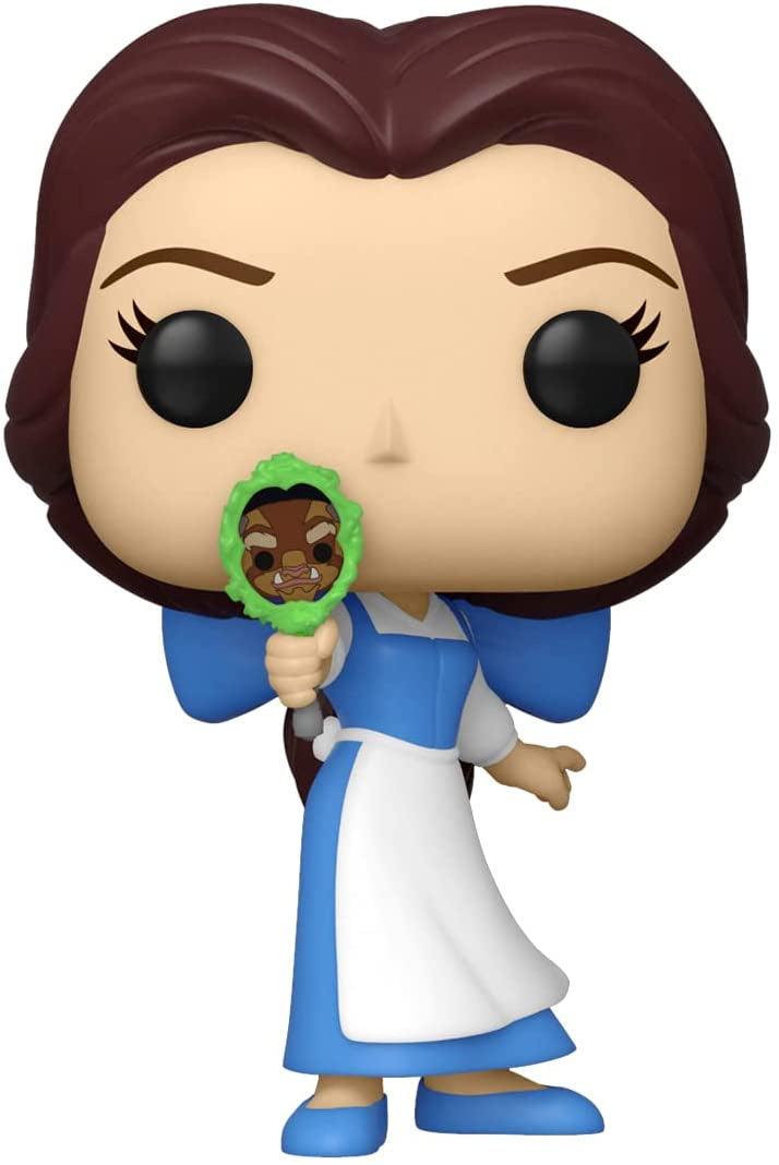 Beauty and the Beast Belle with mirror pop vinyl figure