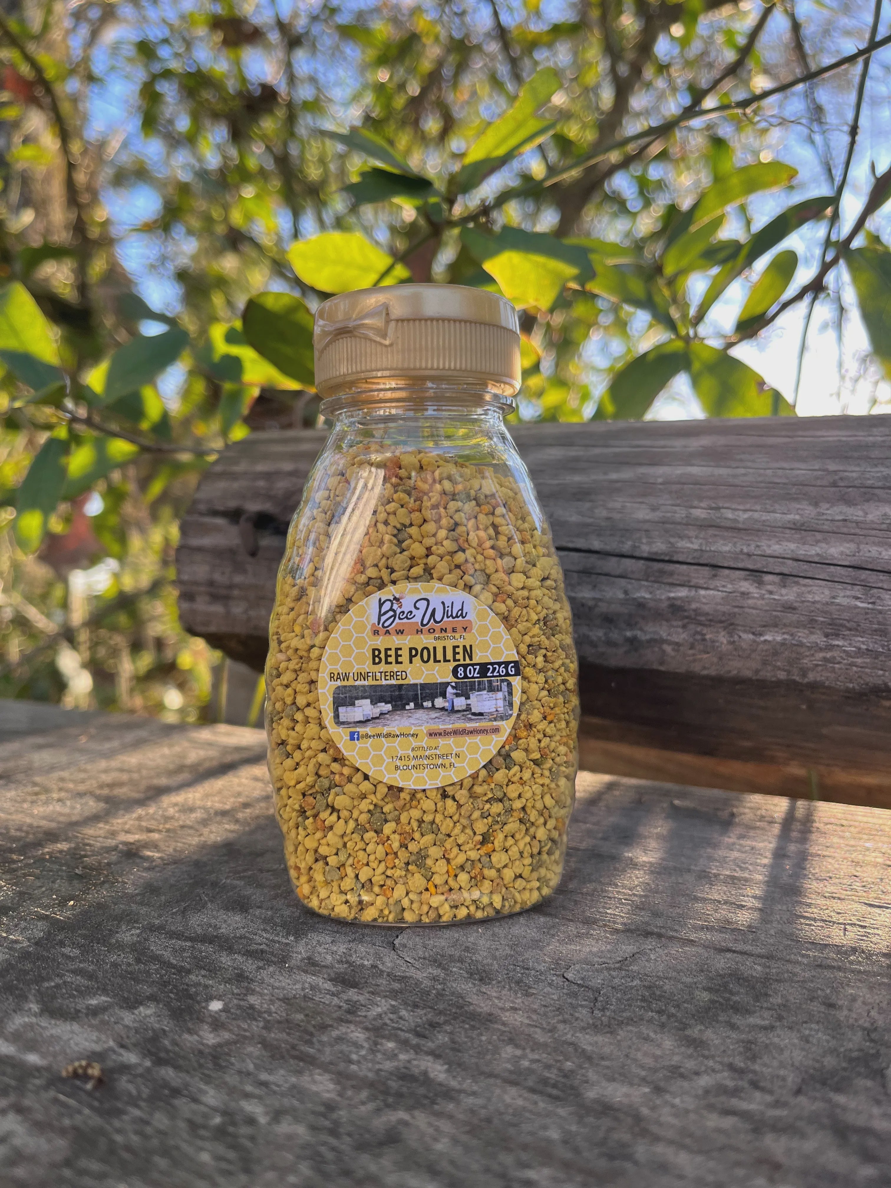 Bee Wild Raw  Pollen Granules 8oz