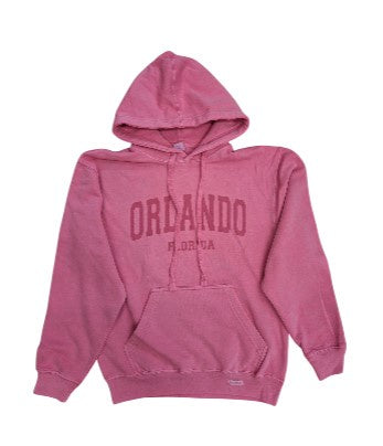 Dye Pullover Hoodie Berry