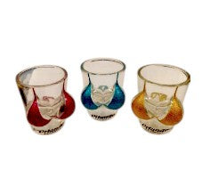 Bikini Body Glitter Shot Glass Assrt - 1pc
