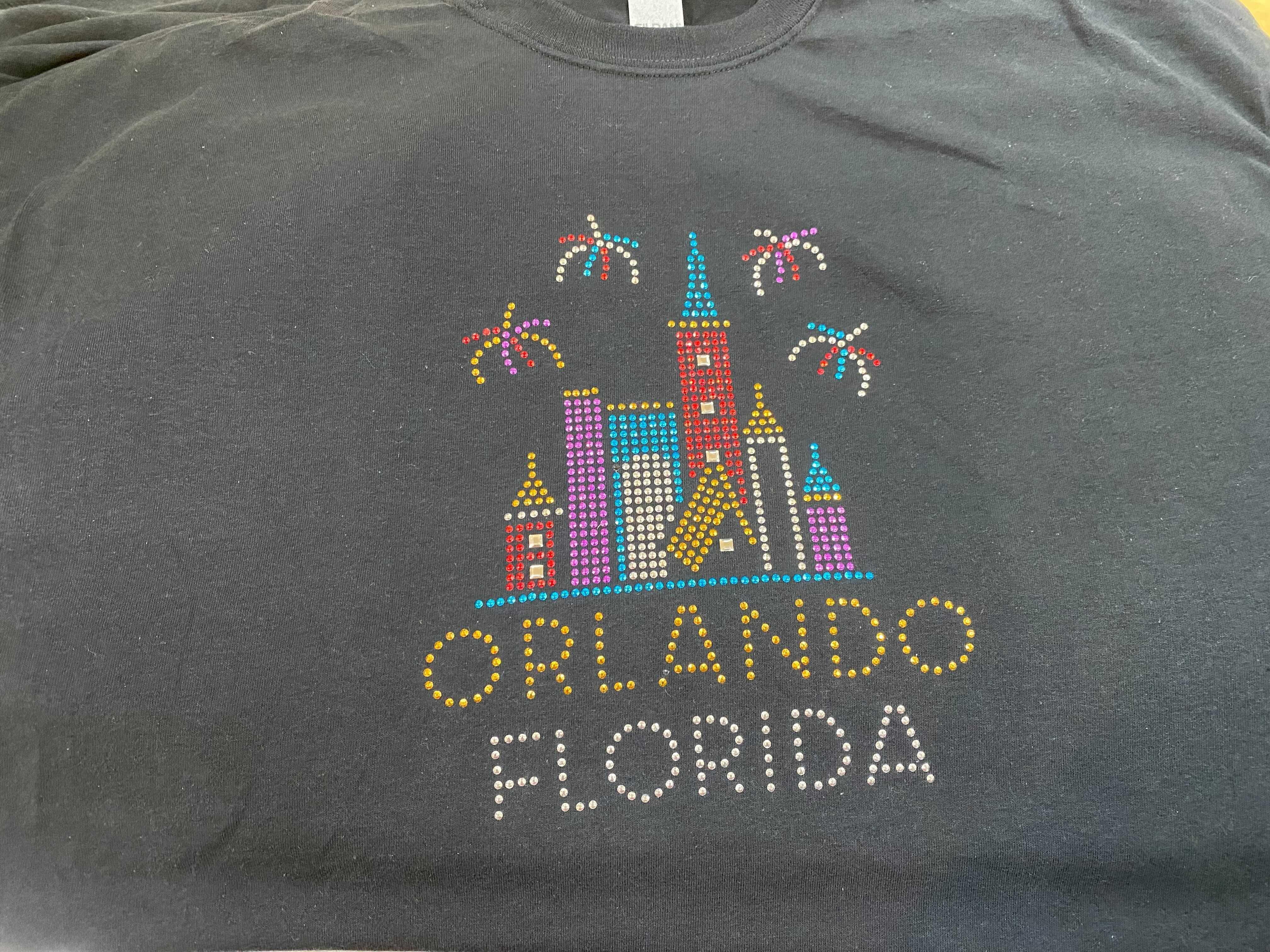 Black Orlando T-shirt w/Stone Castle