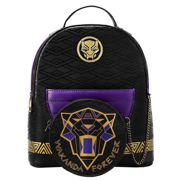 Black Panther Wakanda Forever Mini Backpack & Coin Purse