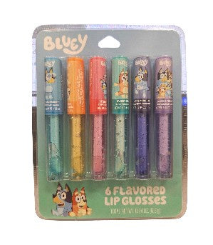 Bluey 6pk Lip Gloss on Card