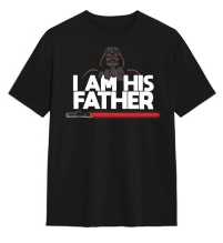 ''I AM THE FATHER'' Black Adult T-shirt