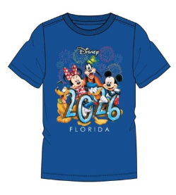 Disney 2026 Toddler Boom Florida Shirt Blue