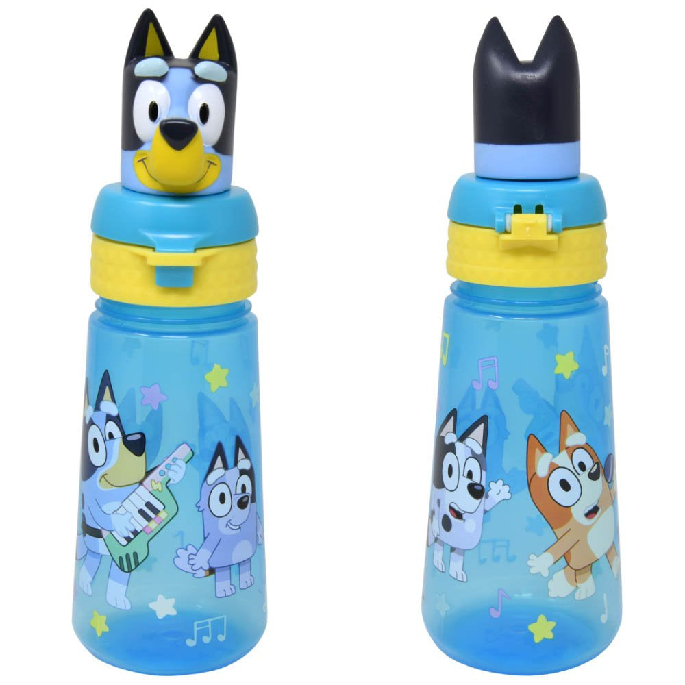 Bluey Adventure 16oz PP Bottle with molded cap .