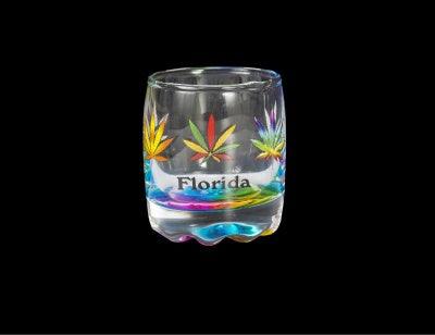 Bubble Shot Glass - Leaf Design