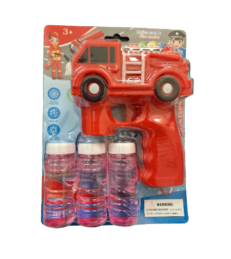 Fire Truck Bubble Gun case