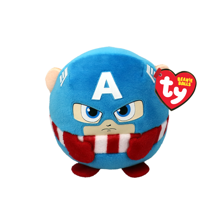 Ty Captain America Puffie plush