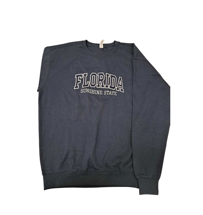 Florida Sunshine State Crewneck Sweatshirt Navy