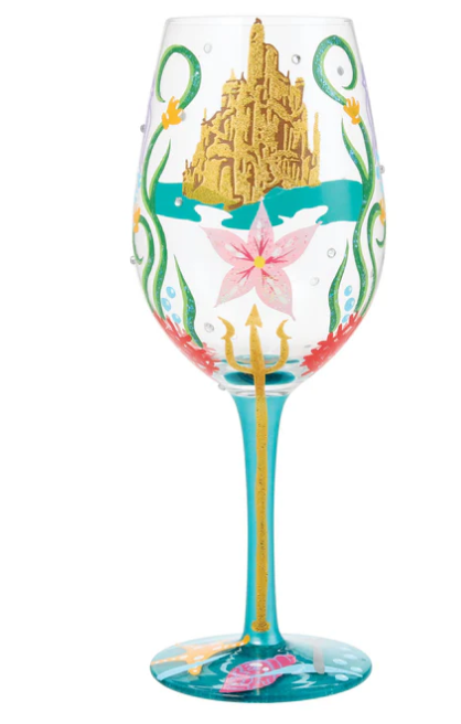 Disney's Little Mermaid Ride Your Own Wave Glass