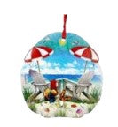 Beach Chairs S/Dollar 3" Ornament