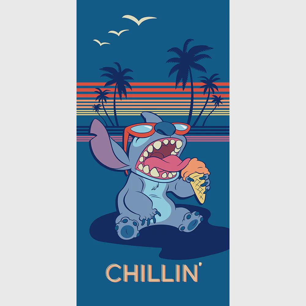 Chillin Lilo & Stitch Disney Beach Towel