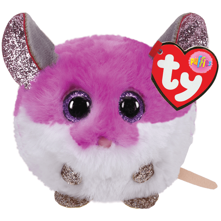 Colby Purple Mouse Ty Puffies Collection