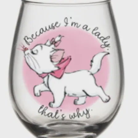 Disney Classics Aristocats Marie 20oz Stemless Glass