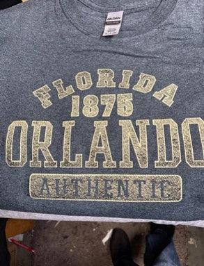 Dark Heather T-Shirt 1875 Orlando Authentic