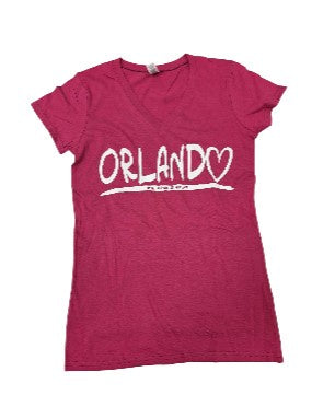 Adult Orlando Dark Pink T-Shirt $3.99 or 3 for $10