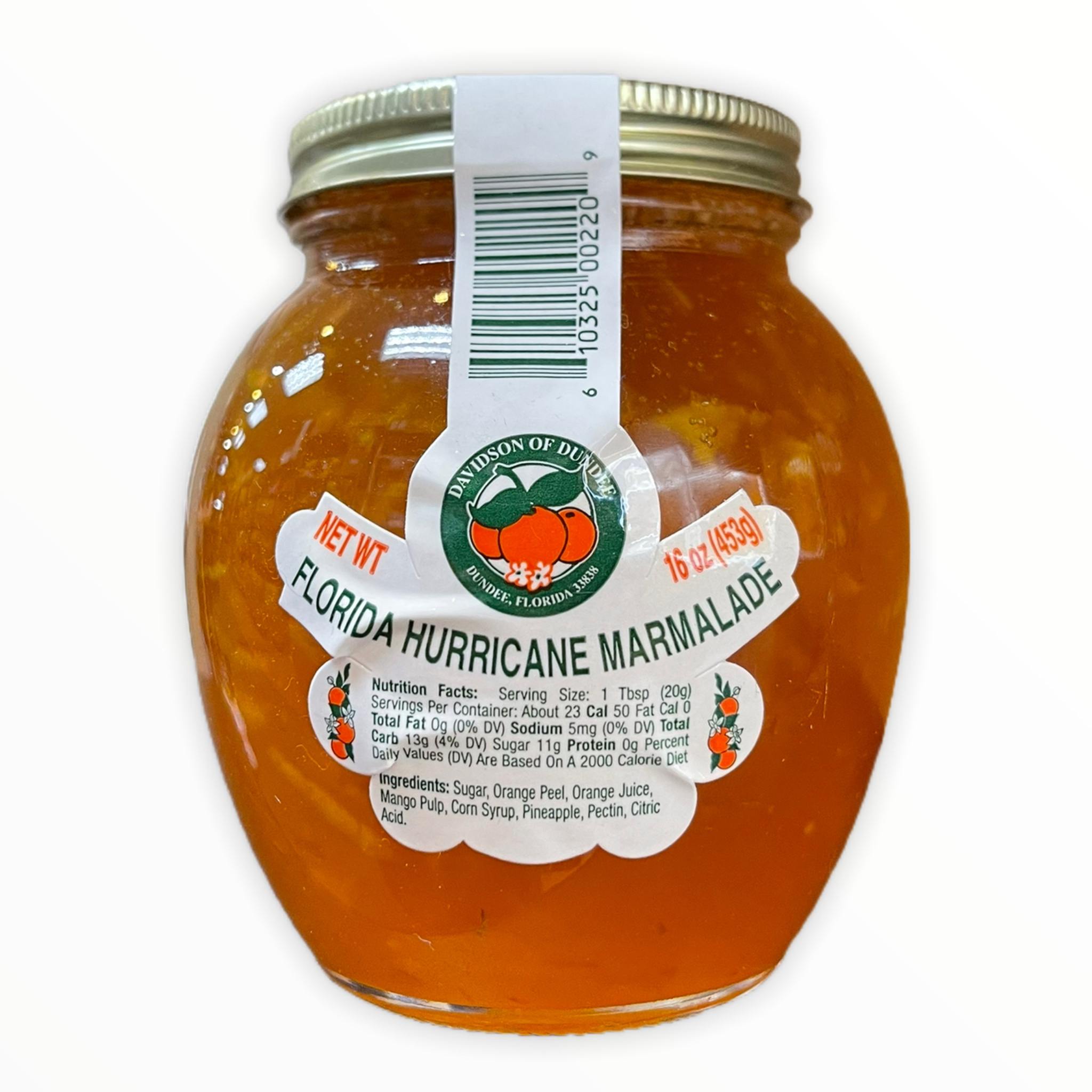Davidson of Dundee Florida Hurricane Marmalade 16oz