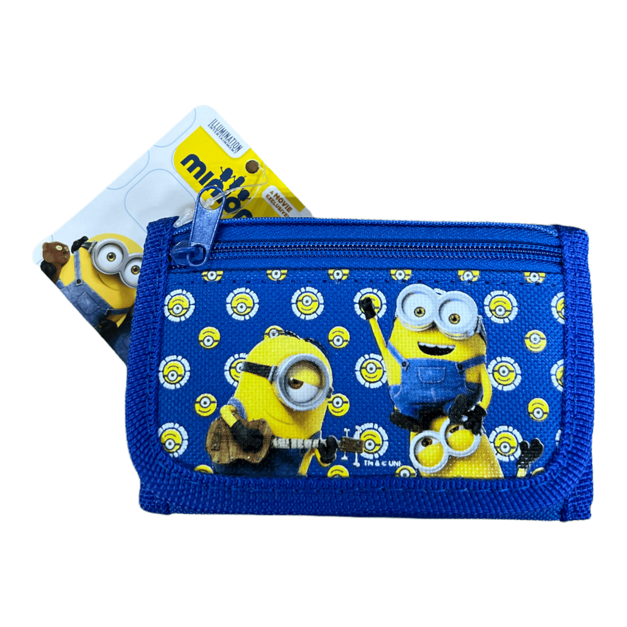 Despicable Me Minions Authentic Licensed Trifold Wallet (Blue)