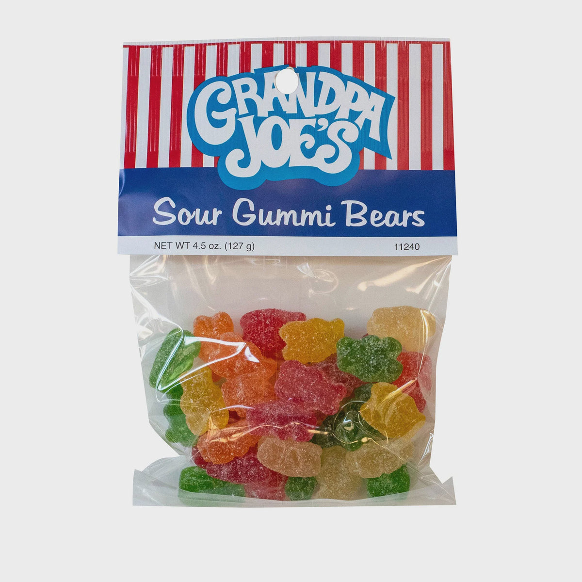 Grandpa Joe's Peg Bags, Gummi Sour Bears, 4.5oz